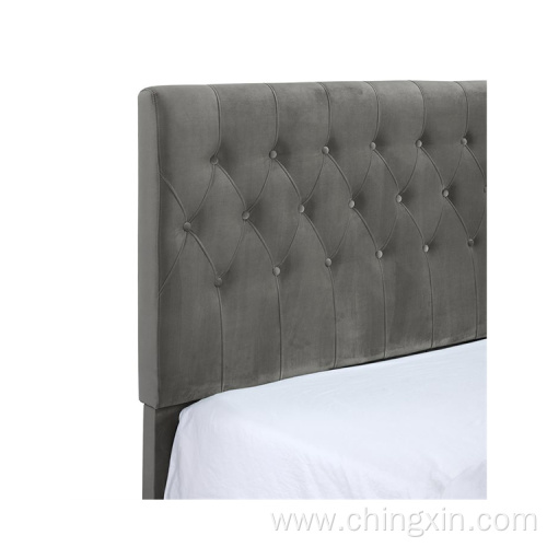 KD Upholstered Fabric Bed Bedroom Furniture CX610A